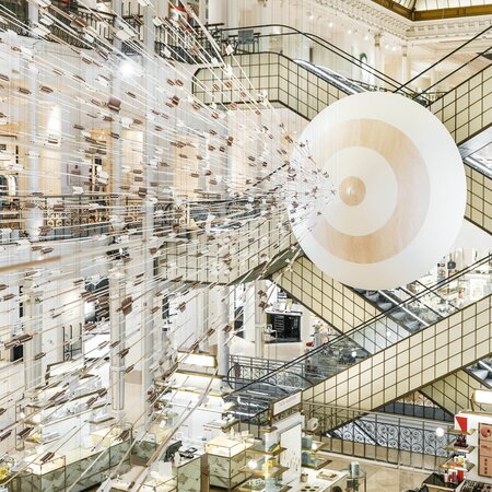 'L'Amazone Erogène' Installation at Le Bon Marché Rive Gauche