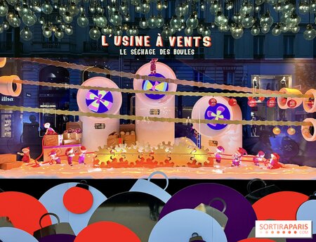 Christmas Windows unveiled at Le Bon Marché