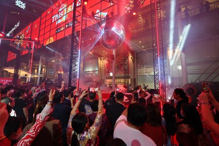 Central Department Store's 75th Anniversary with flowers