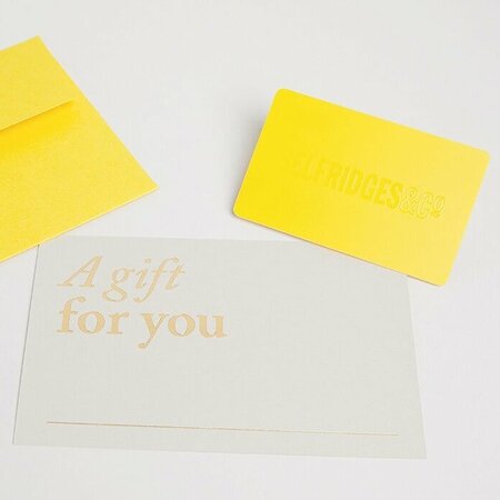 Selfridges - Eco Paper Gift Cards